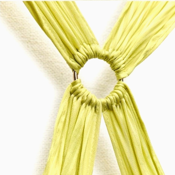 Zara Satin Effect Dress Lime size XS and M - Picture 13 of 16